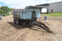 Home Made Dump Wagon, Approx 14Ft