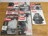 10 Trains Magazines 1957-58
