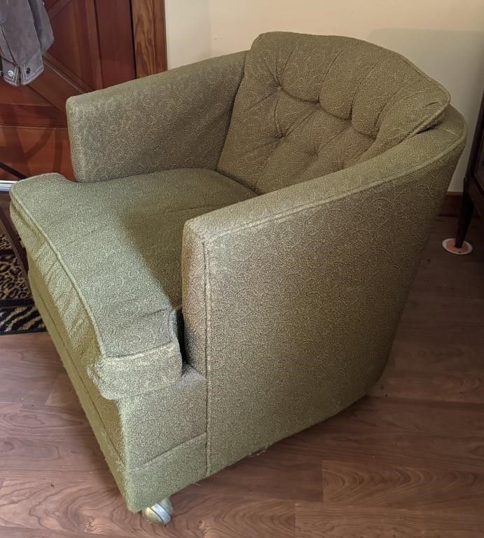 Vintage Olive Green Chair