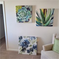 3PC ASSORTED CANVASES