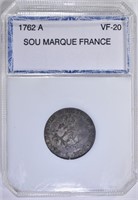 1762 A SOU MARQUE FRANCE PCI VF