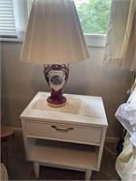 Night stand with lamp