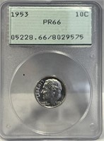 S - 1953 ROOSEVELT DIME (D42)