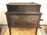 Small Wood Stove with Raised Animals