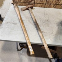 Pick Handle & splitting axe