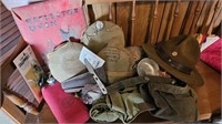 Large Lot Vintage Boy Scout Supplies