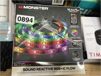 MONSTER LED STRIP LIGHTS RETAIL $30