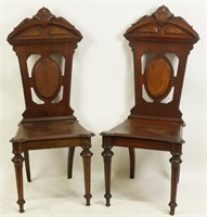 PAIR OF VICTORIAN MUSIC CHAIRS
