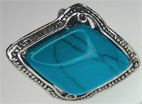 Turquoise style ring size 8