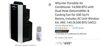 B6442  Whynter ARC-14S Portable AC