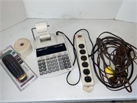 Calculator remote drop cord
