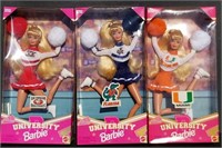 3 University Barbies: Georgia, Florida, Miami