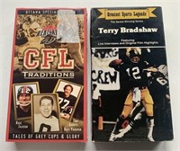 2 Football VHS Tapes