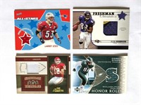 4 Football Jersey Relics Corey Simon Trent Green