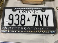 4 sets of Ontario License Plates and 3 individual