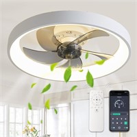 19.7' Bladeless Ceiling Fan with Light