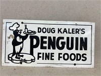Doug KALERS penguin fine foods metal advertising