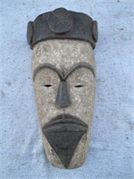 African Wood Carved Tribal Mask