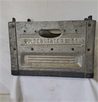 Old Aluminum Milk Delivery Crate.