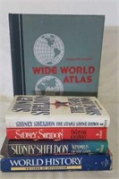 1981 World Atlas. SIdney Sheldon Books and