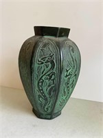 Meiji Period Takaoka Ikebana Dragon Vase 60's