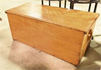 Lot #552 - New England Pine Blanket chest with