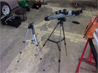telescope and tripods