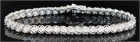 Brilliant Natural Diamond Tennis Bracelet