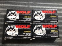 Wolf .223 Rem Ammo 20 Per Box