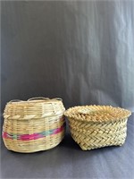 Seven Wicker Basket Set