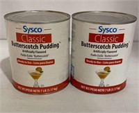 Sysco Classic Butterscotch Pudding, 7lb cans, qty