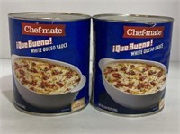 Chef-mate White Queso Sauce, 6lb 10oz cans, qty 2,