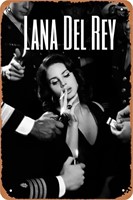 Lana Del Rey Vintage Metal Sign  12 X 8 inch