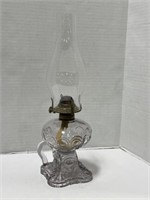 Finger Hold Oil Lamp - Clear Glass