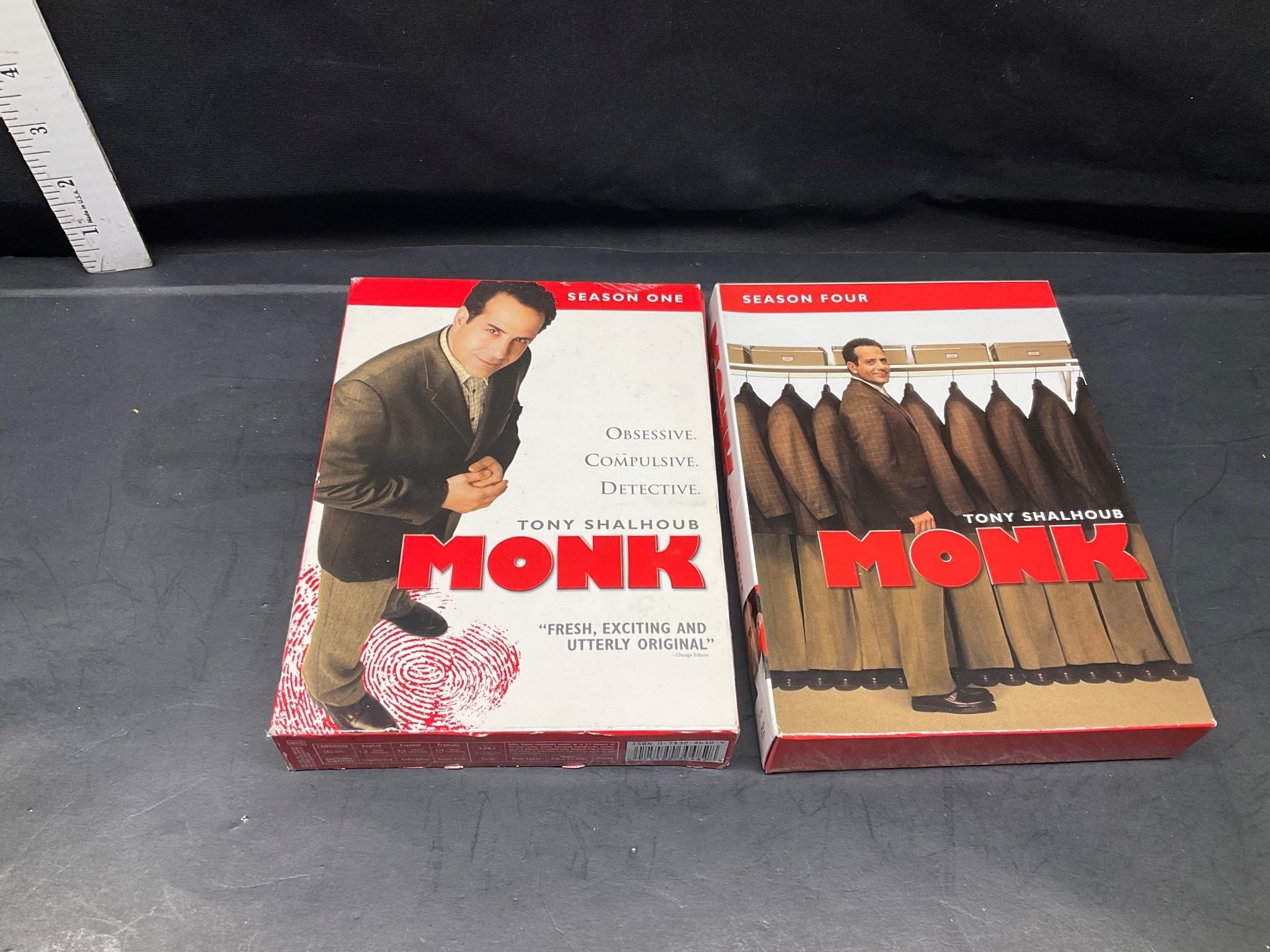 Monk DVDs