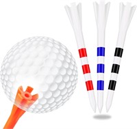 50PCS 5 Prongs Golf Tees Plastic