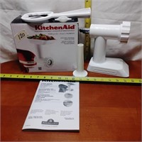 KITCHEN AID FOOD GRINDER STAND MIXER ATTACHMENT