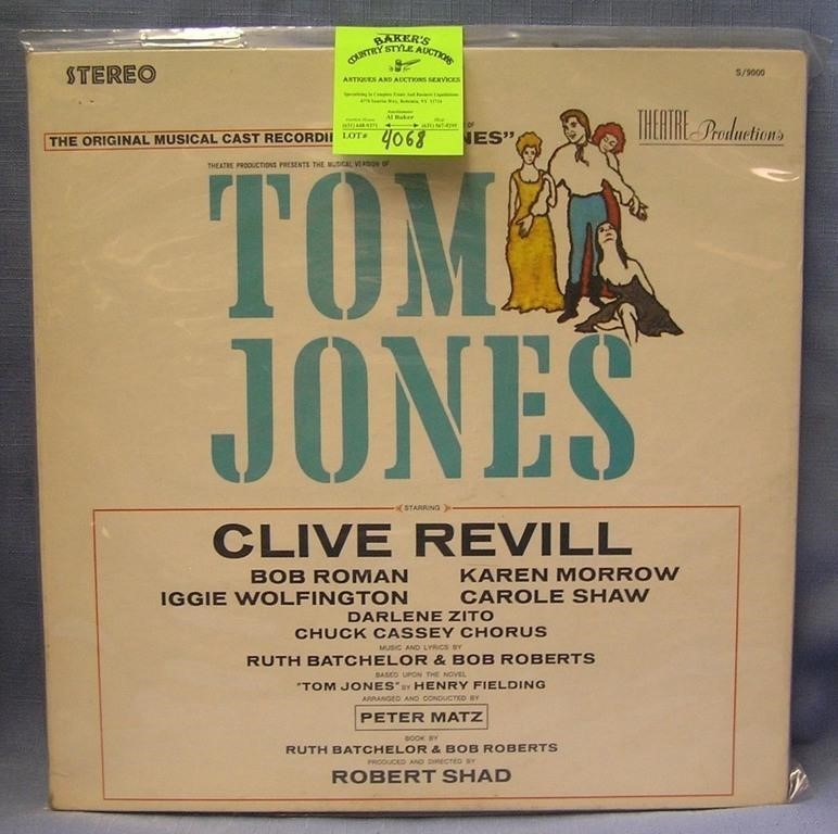 Vintage Tom Jones record album