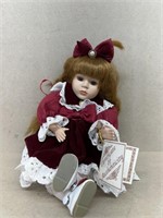 Soft expression porcelain doll