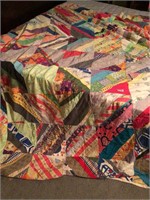 Handsewn quilt may be King. SEE ALL PICS