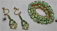 Vintage K&L (Germany) Brooch & Earring Set