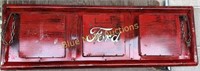 Tin Red  Ford tailgate sign 35x12