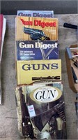 71-77 Old Gun Digest books,Treasury of the Gun
