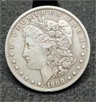 1900-S Morgan Silver Dollar, XF