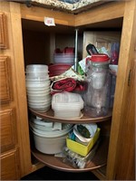 Cabinet Contents - Food Storage Containers & More