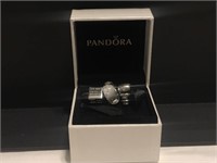 New 3 piece sterling silver charm set by Pandora