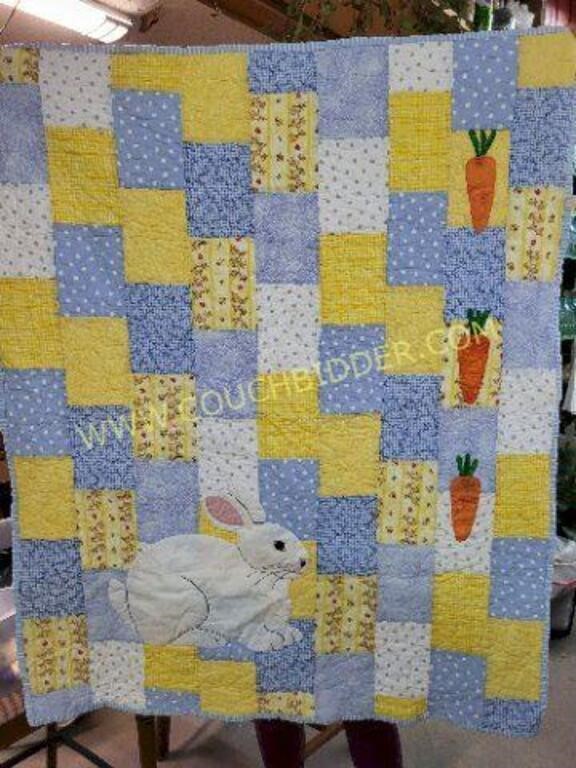 Bunny and Carrots Quilt