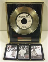 Framed Gold Record Album & Marilyn Monroe Photos