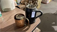 Copper cup and SCC mug with antique bells