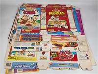 ASSORTED LOT OF VINTAGE UNUSED CEREAL BOXES